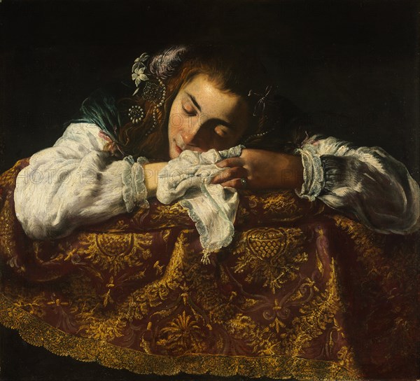 Sleeping Girl. Artist: Fetti, Domenico (1588/90-1623)