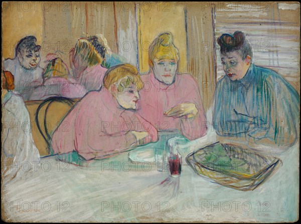 The Ladies in the Dining Room. Artist: Toulouse-Lautrec, Henri, de (1864-1901)