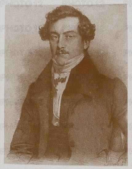 Count Franz Joachim Oppersdorff (1778-1818). Artist: Staub, Andreas (1806-1839)