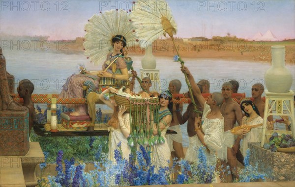 The Finding of Moses. Artist: Alma-Tadema, Sir Lawrence (1836-1912)