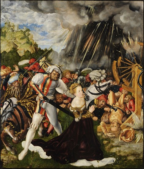 The Martyrdom of Saint Catherine. Artist: Cranach, Lucas, the Elder (1472-1553)