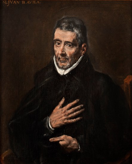 Portrait of Juan de Ávila. Artist: El Greco, Dominico (1541-1614)