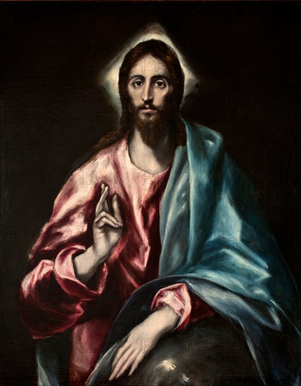 Salvator Mundi (El Salvador). Artist: El Greco, Dominico (1541-1614)