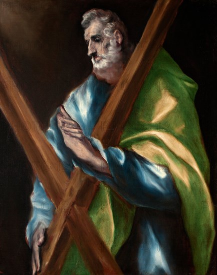 Saint Andrew. Artist: El Greco, Dominico (1541-1614)