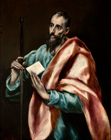 The Apostle Paul. Artist: El Greco, Dominico (1541-1614)