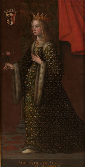 Adelaide of Susa,  wife of Otto of Savoy. Artist: Anonymous