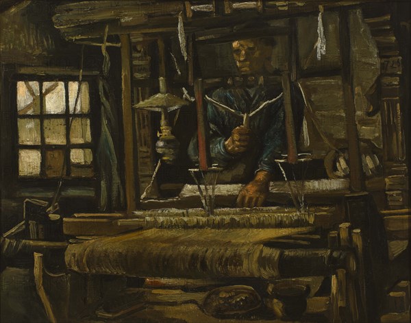 A Weaver's Cottage. Artist: Gogh, Vincent, van (1853-1890)