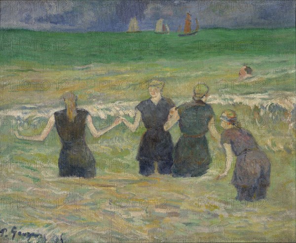 Women Bathing. Artist: Gauguin, Paul Eugéne Henri (1848-1903)