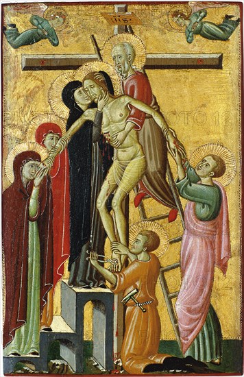 The Descent from the Cross. Artist: Master of Forlì (active Early 14th cen.)