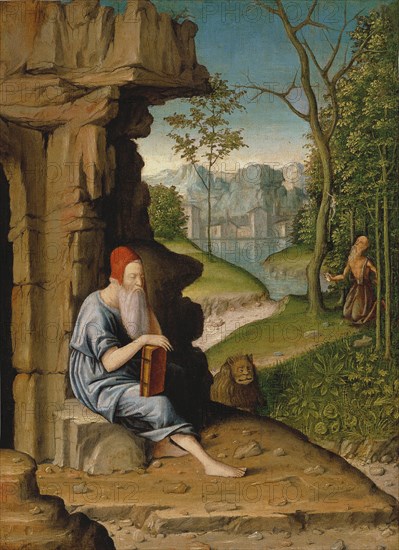 Saint Jerome in the Desert. Artist: Montagna, Bartolomeo (1449-1523)