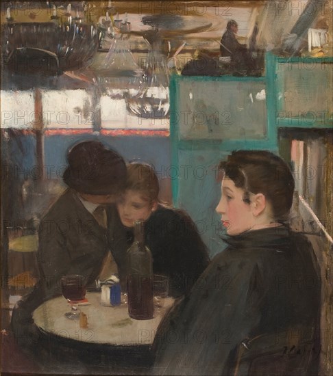 Interior of the Moulin de la Galette. Artist: Casas, Ramon (1866-1932)