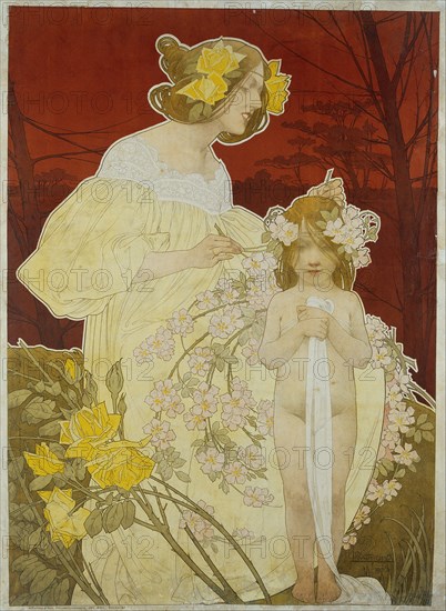 Palais de la Femme. Exposition de 1900. Artist: Privat-Livemont, Henri (1861?1936)