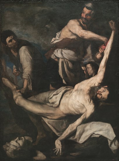 The Martyrdom of Saint Bartholomew. Artist: Ribera, José, de (1591-1652)