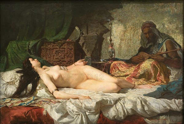 The Odalisque. Artist: Fortuny, Marià (1838-1874)