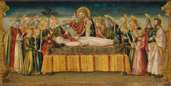 The Dormition of the Virgin. Artist: Neri di Bicci (1418-1492)