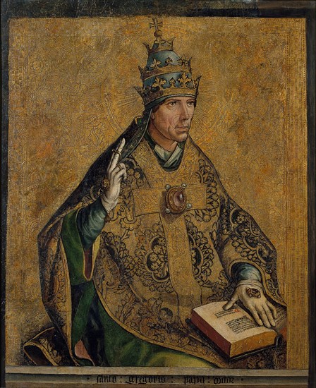 Saint Gregory the Great. Artist: Berruguete, Pedro (1450-1503)