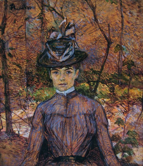 Portrait of Suzanne Valadon (1865-1938). Artist: Toulouse-Lautrec, Henri, de (1864-1901)
