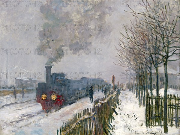 Train in the Snow (The Locomotive). Artist: Monet, Claude (1840-1926)
