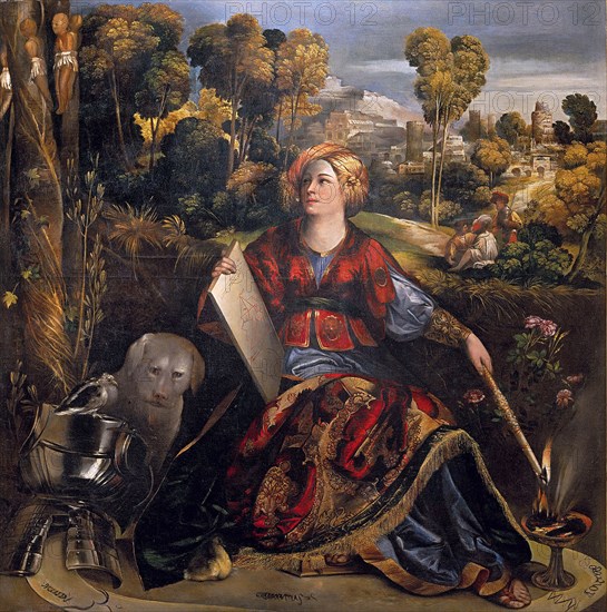The sorceress Melissa. Artist: Dossi, Dosso (ca. 1486-1542)