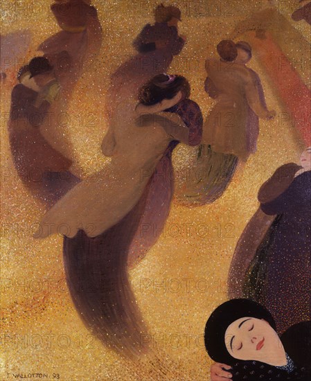 The Waltz (La Valse). Artist: Vallotton, Felix Edouard (1865-1925)