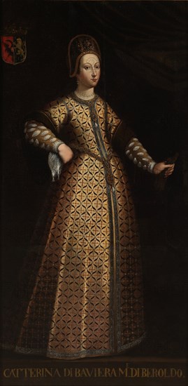 Caterina di Baviera, wife of Beroldo di Sassonia. Artist: Anonymous