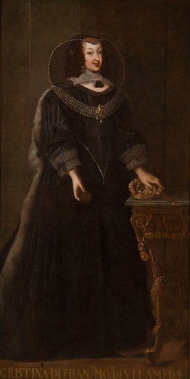 Christine Marie of France (1606-1663), Duchess of Savoy. Artist: Anonymous