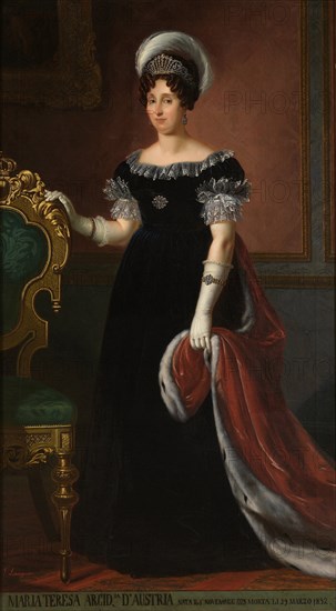 Maria Theresa of Austria-Este (1773-1832), Queen of Sardinia. Artist: Anonymous