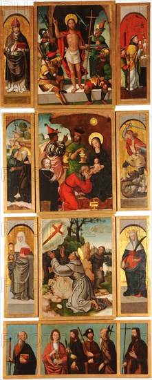 Altarpiece of Saints Anne and Michael the Archangel (Right panel). Artist: Comontes, Francisco de (active 1524-1565)