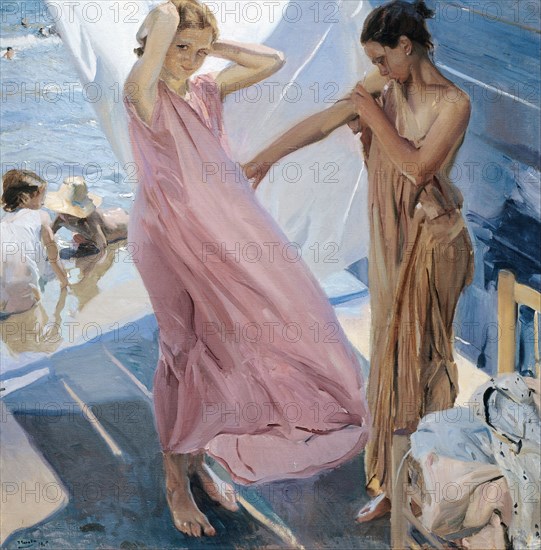 After the Bath. Artist: Sorolla y Bastida, Joaquín (1863-1923)