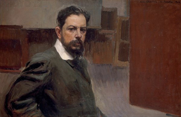 Self-Portrait. Artist: Sorolla y Bastida, Joaquín (1863-1923)