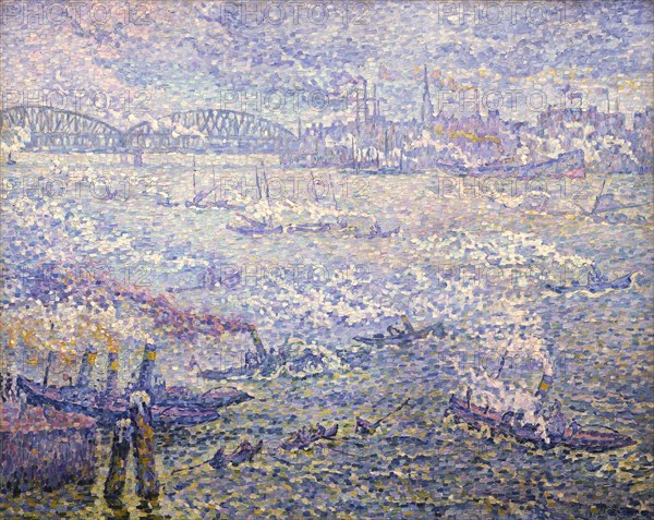 Rotterdam. Les Fumées. Artist: Signac, Paul (1863-1935)