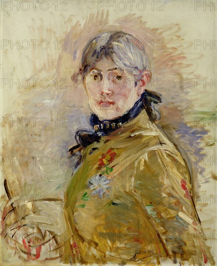 Self-Portrait. Artist: Morisot, Berthe (1841-1895)