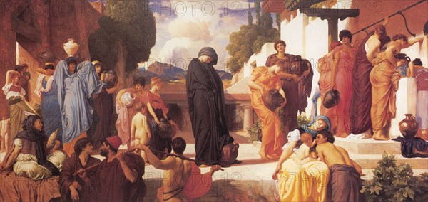 Captive Andromache. Artist: Leighton, Frederic, 1st Baron Leighton (1830-1896)