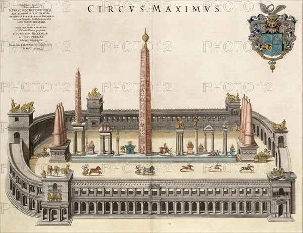 The Circus Maximus (From the Atlas Van Loon). Artist: Blaeu, Joan (1596-1673)