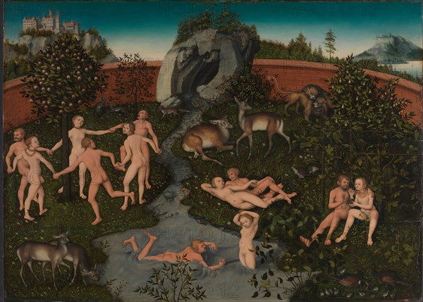 The Golden Age. Artist: Cranach, Lucas, the Elder (1472-1553)