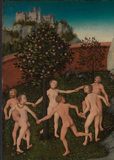 The Golden Age (Detail). Artist: Cranach, Lucas, the Elder (1472-1553)