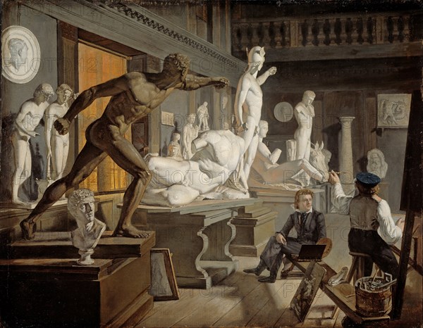 Scene from the Academy in Copenhagen. Artist: Baade, Knud (1808-1879)