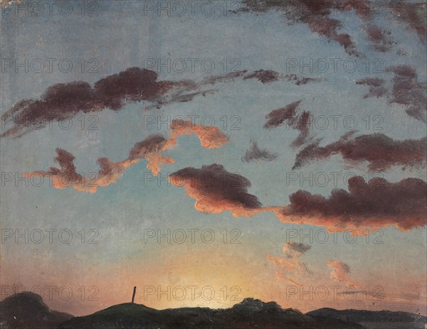 Cloud Study. Artist: Baade, Knud (1808-1879)