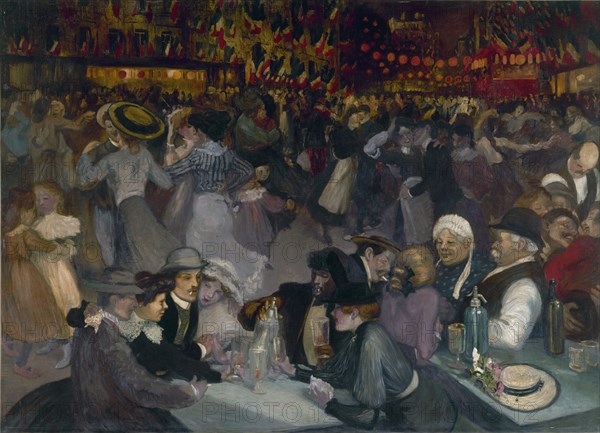 The Ball on the 14th of July. Artist: Steinlen, Théophile Alexandre (1859-1923)