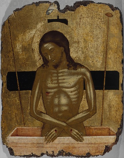 Ecce Homo. Artist: Tzafouris, Nicolaos (active 1455-1501)