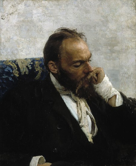 Portrait of Professor Ivanov. Artist: Repin, Ilya Yefimovich (1844-1930)