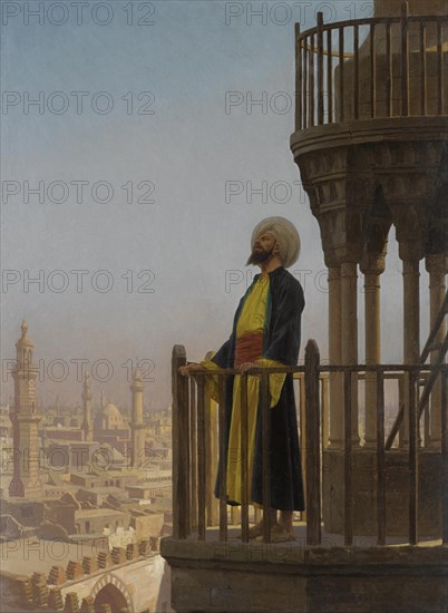 A muezzin. Artist: Gerôme, Jean-Léon (1824-1904)