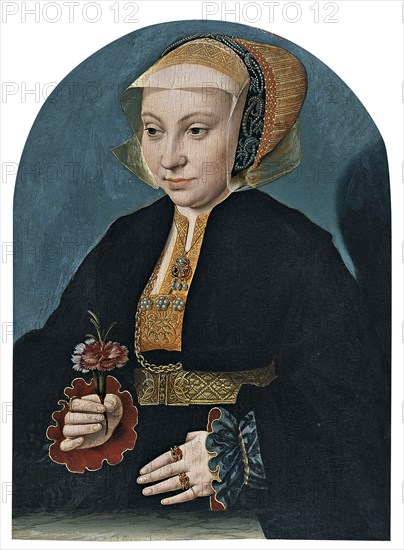 Portrait of a Lady. Artist: Bruyn, Bartholomaeus (Barthel), the Elder (1493-1555)