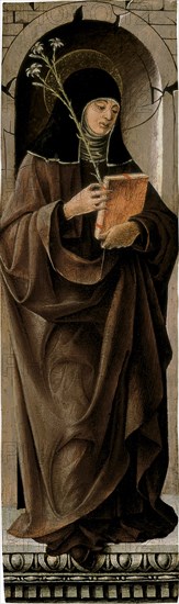 Saint Clare. Artist: Francesco del Cossa (1436-1478)