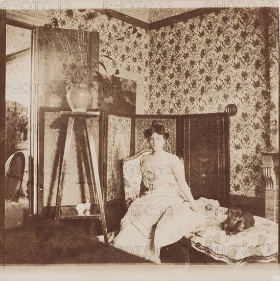 Misia Natanson. Artist: Vuillard, Édouard (1868-1940)