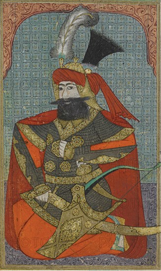 Portrait of Murad IV (1612-1640), Sultan of the Ottoman Empire, c. 1710. Artist: Anonymous
