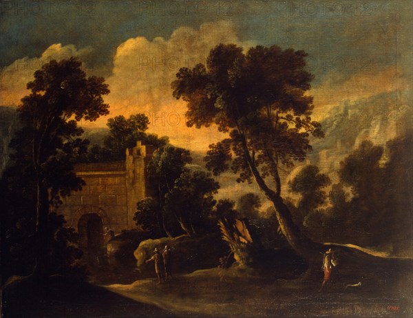 Landscape with Ruins, ca 1634. Artist: Collantes, Francisco (1599-1656)