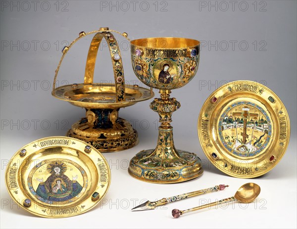 The liturgical set, 1679. Artist: Ancient Russian Art