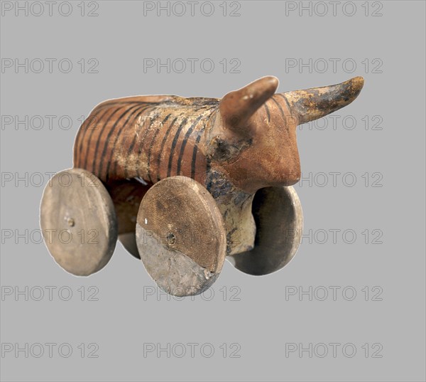 Zoomorphic Statuette with Wheels, 3950-3500 B.C. Artist: Prehistoric Russian Culture