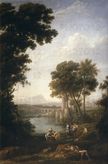 The Finding of Moses, 1639-1640. Artist: Lorrain, Claude (1600-1682)